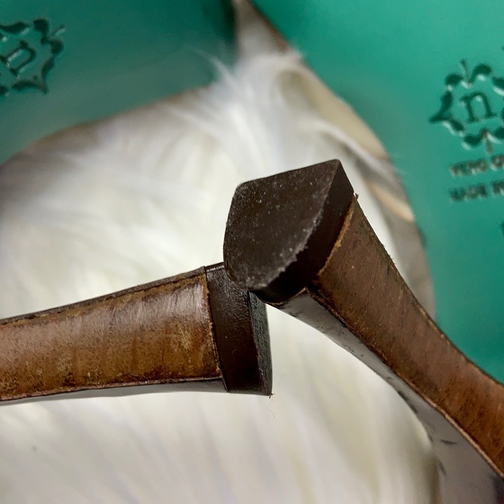 Nanette Lepore Salsa Swirl Heels Pewter Nude Size 6 - Picture 14 of 14